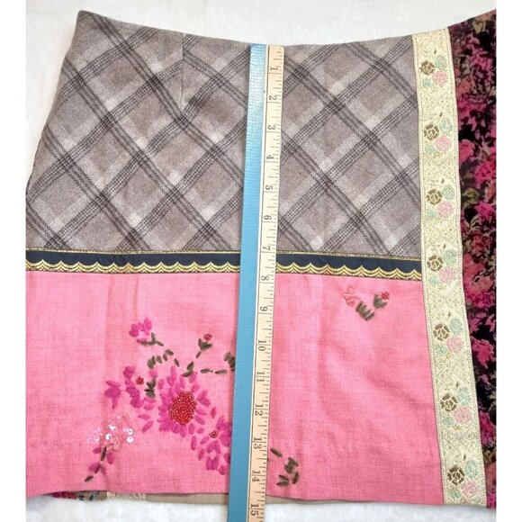 Mini skirt by Plenty!  Multi pattern Size Medium Fun and Unique Super Cute! - Picture 4 of 9